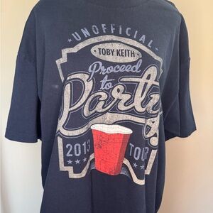 2013 Toby Keith Unofficial Party Tour Shirt